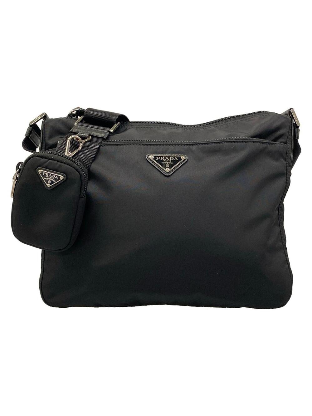 Prada Black Nylon Shoulder Bag #358039P17B